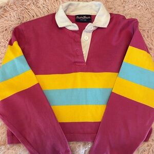 Women’s Rowing Blazers Crop Rugby Shirt